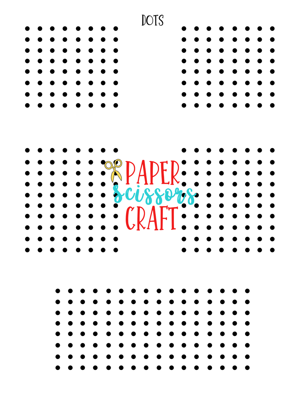Dots Game Printable