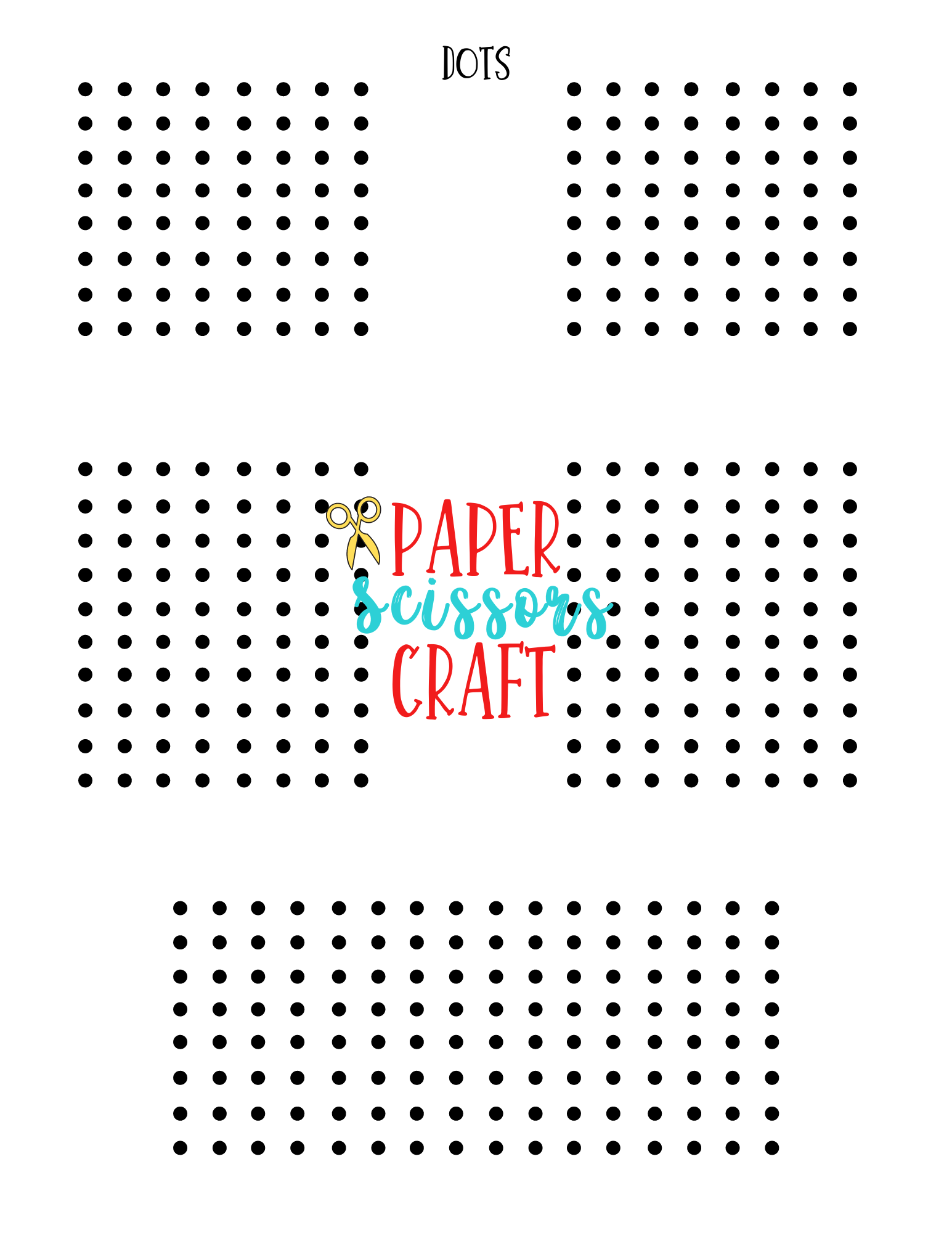 Dots Game Printable