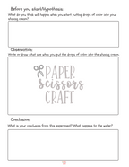 The Scientific Method: The Clouds and Raindrops Experiment 