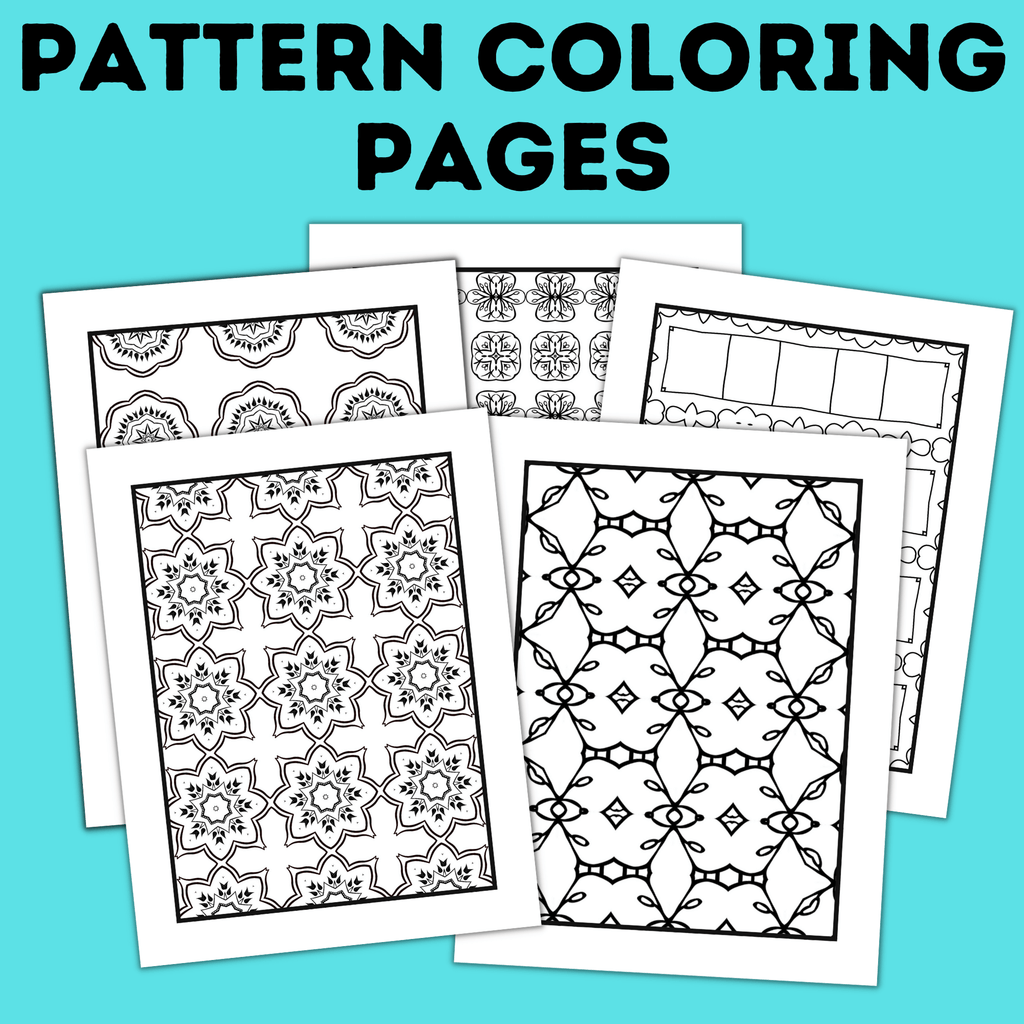 Pattern Coloring Pages | Mandala Coloring Pages | Geometric Coloring P ...