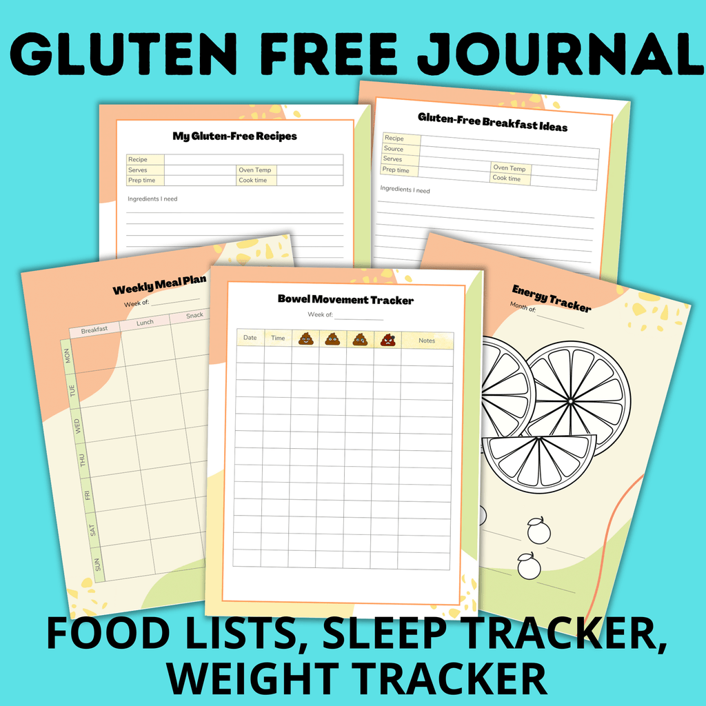 Gluten Free Journal and Planner | Gluten Free Printables