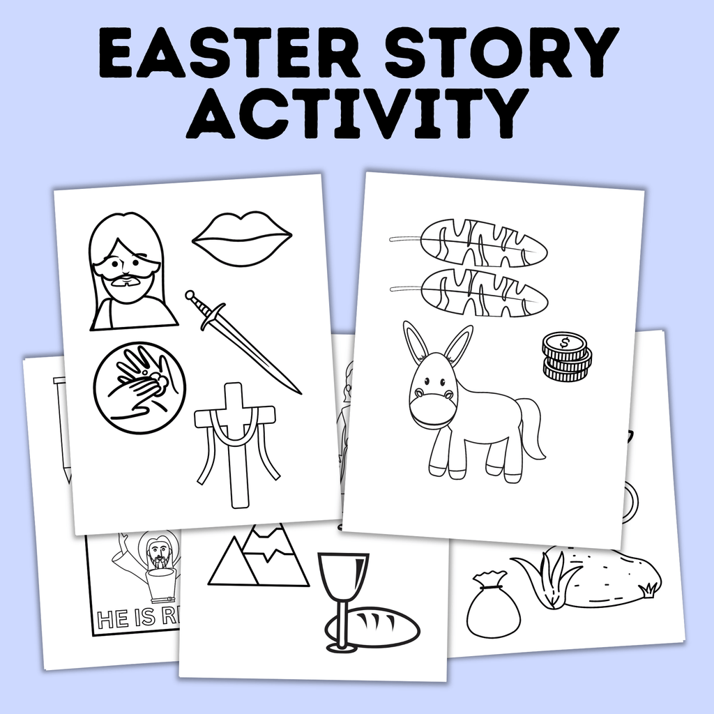 Easter Story Activity | Easter Crafts | Easter Lesson | Easter Advent Calendar