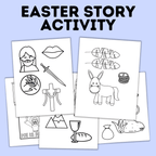 Easter Story Activity | Easter Crafts | Easter Lesson | Easter Advent Calendar