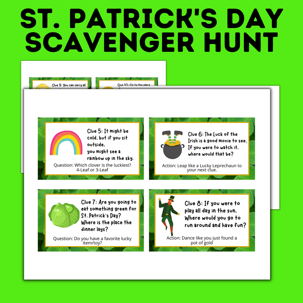 St. Patrick's Day Treasure Hunt | Kids Party Games