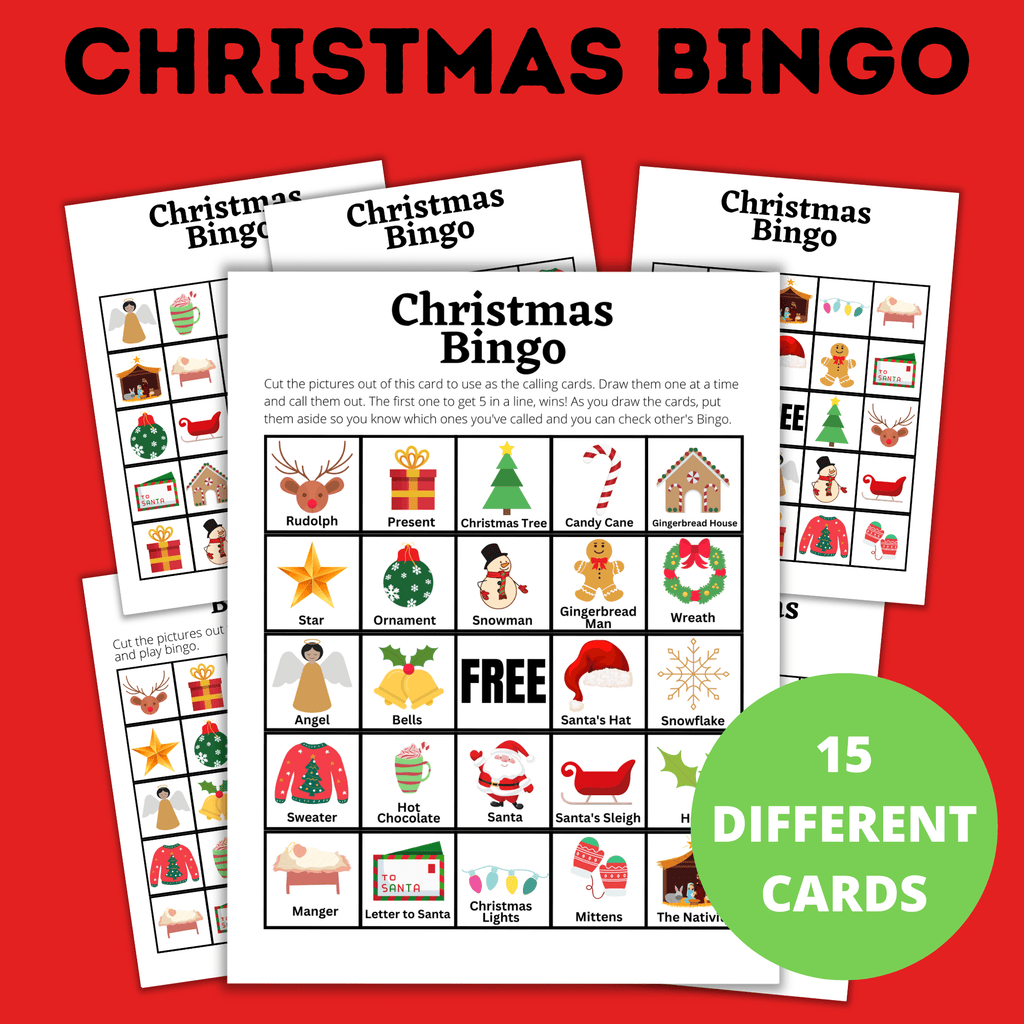 Christmas Bingo for Kids | Kid Games | Christmas Games