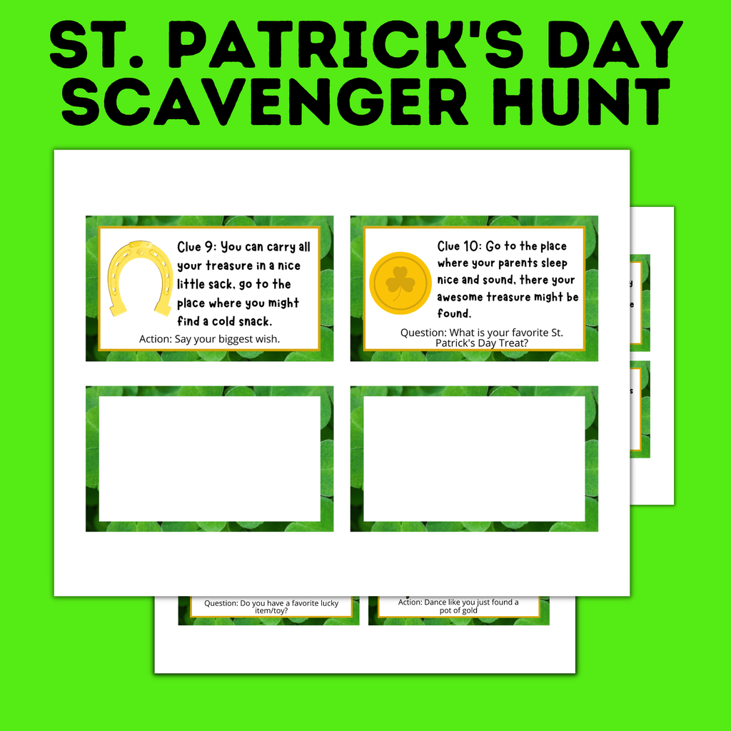 St. Patrick's Day Treasure Hunt | Kids Party Games