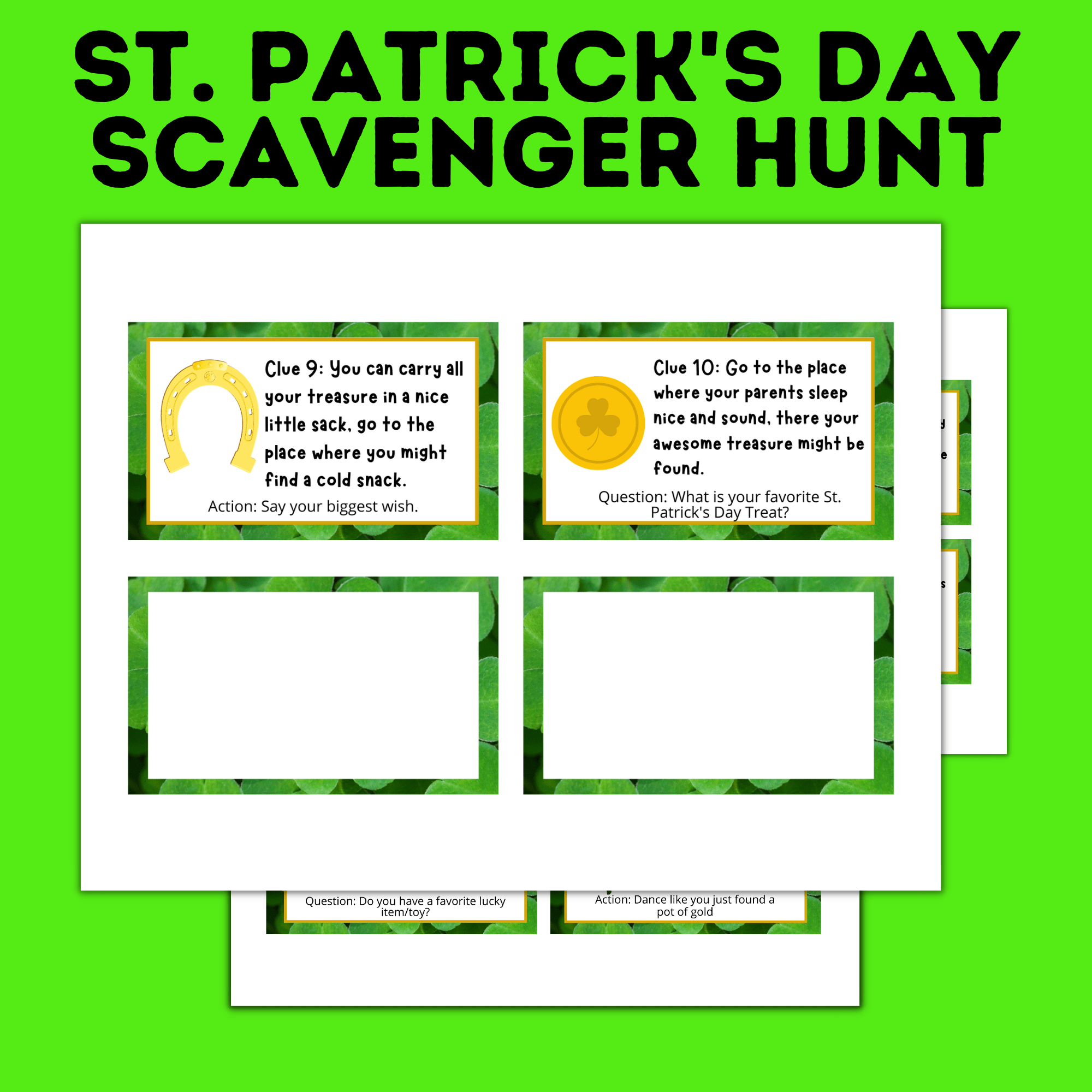 St. Patrick's Day Treasure Hunt | Kids Party Games