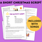 The Nativity Activity Skit and Play for Kids to Act Out