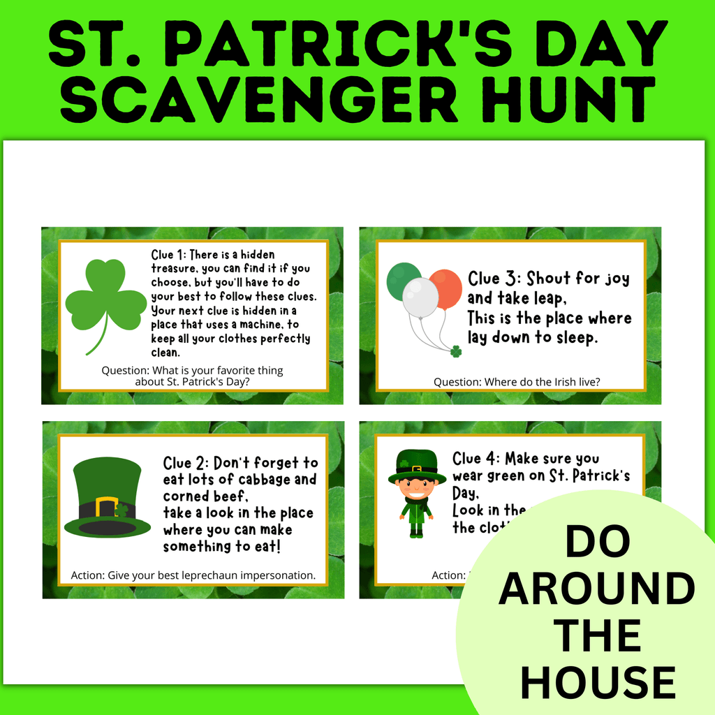 St. Patrick's Day Treasure Hunt | Kids Party Games