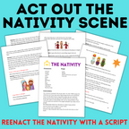 The Nativity Activity Skit and Play for Kids to Act Out