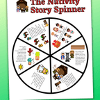 Christmas Nativity Story Spinner for Kids | Christmas Craft