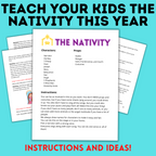 The Nativity Activity Skit and Play for Kids to Act Out
