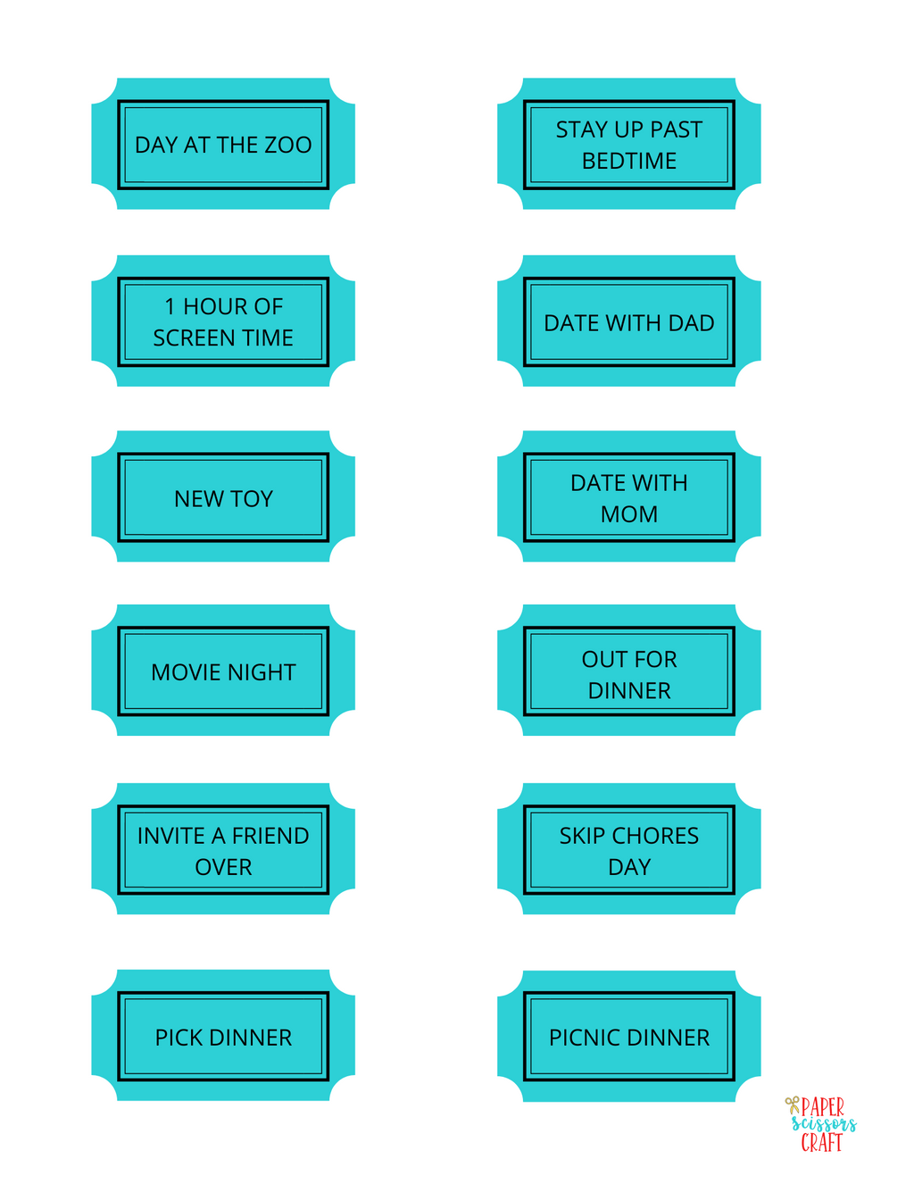 FREE Kids Prize Tickets