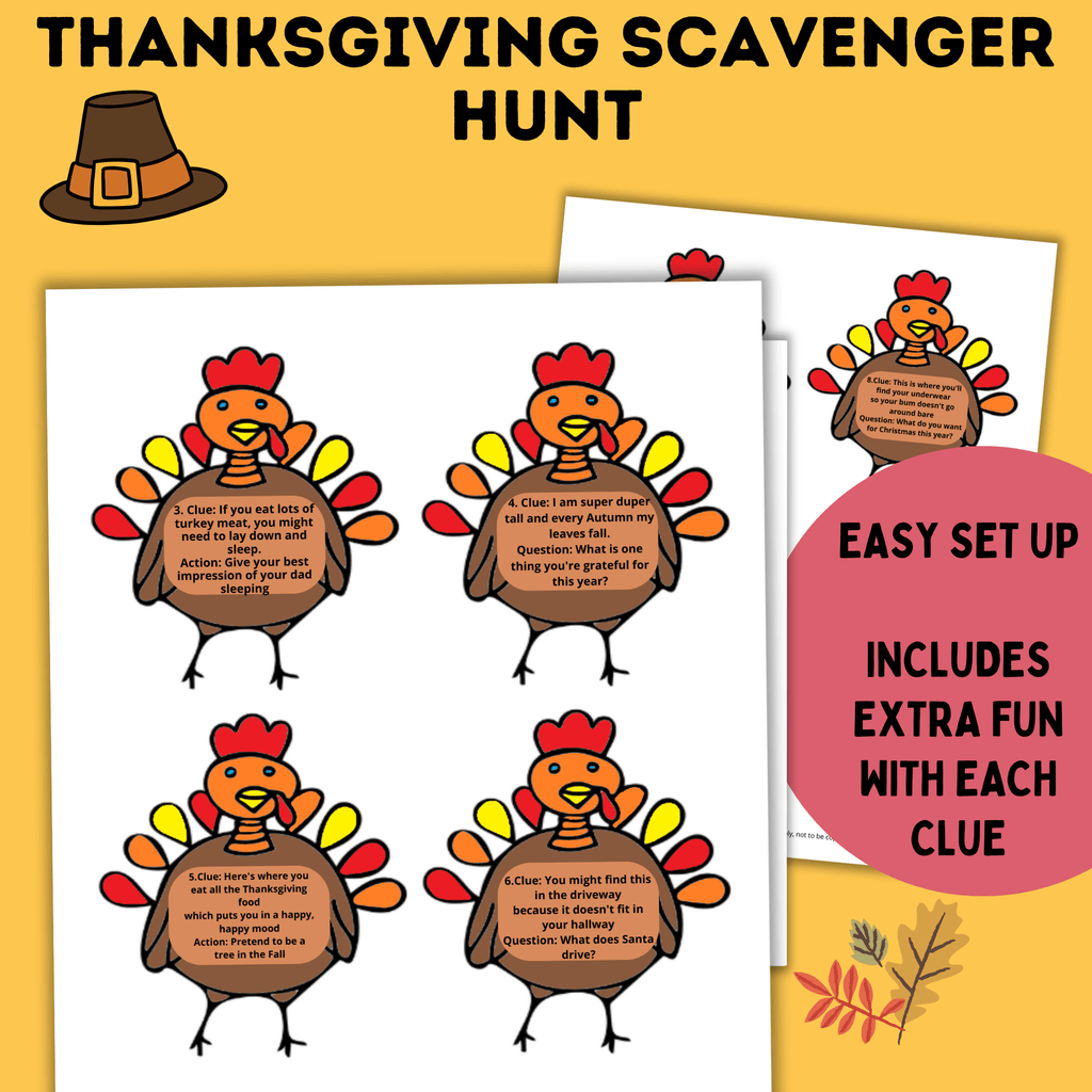 Thanksgiving Mega Activity and Game Bundle