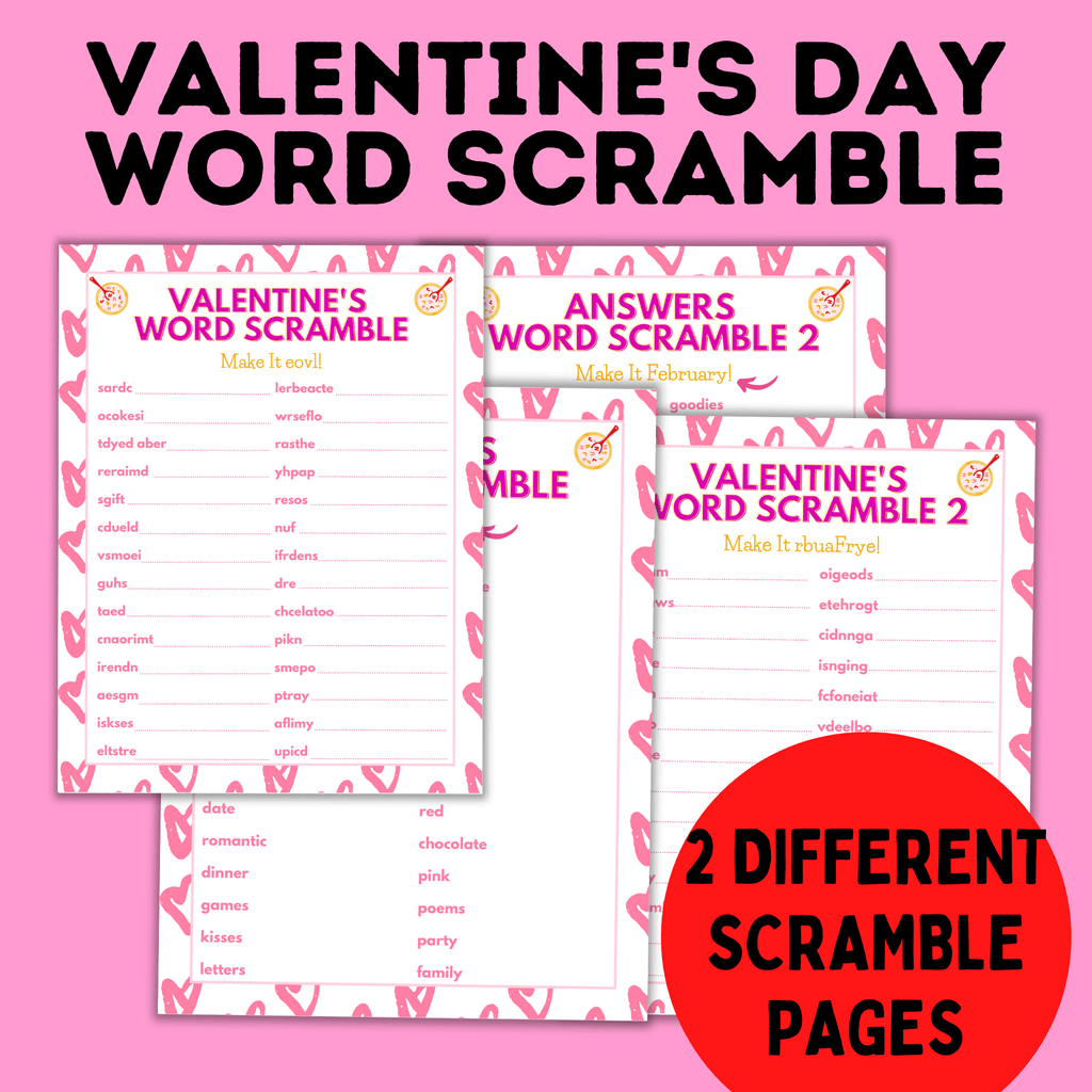 Mega Valentine's Day Game and Printable Pack for Kids
