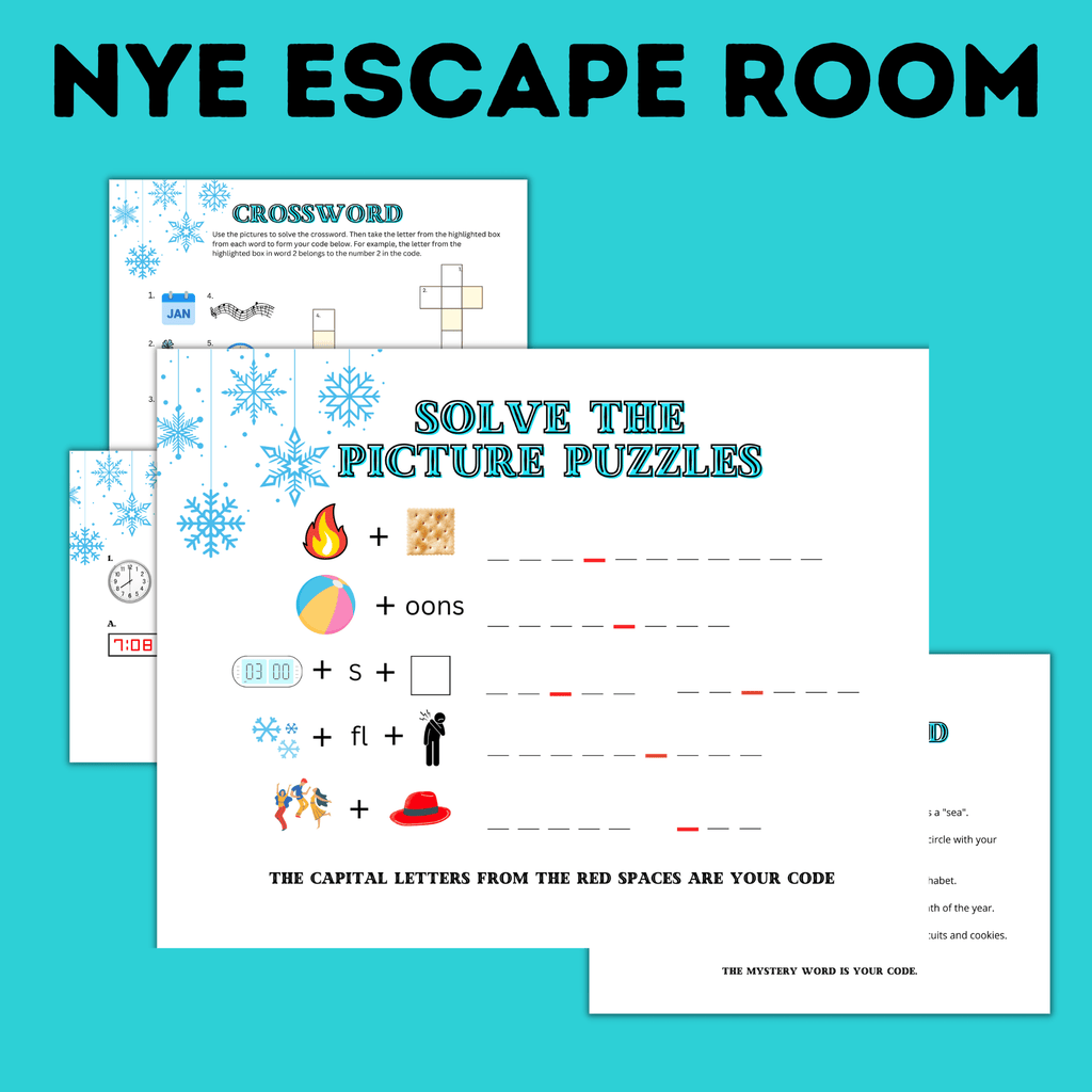 New Year's Eve Escape Room for Kids | New Year's Eve Game for Kids