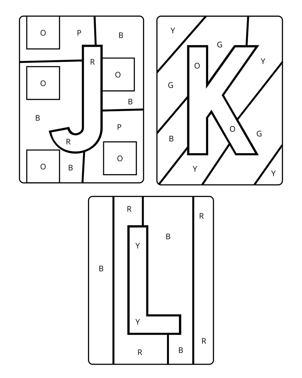 Alphabet Paint by Number (Letter)