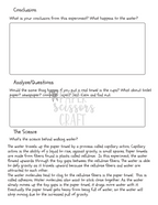 The Scientific Method: The Walking Water Experiment