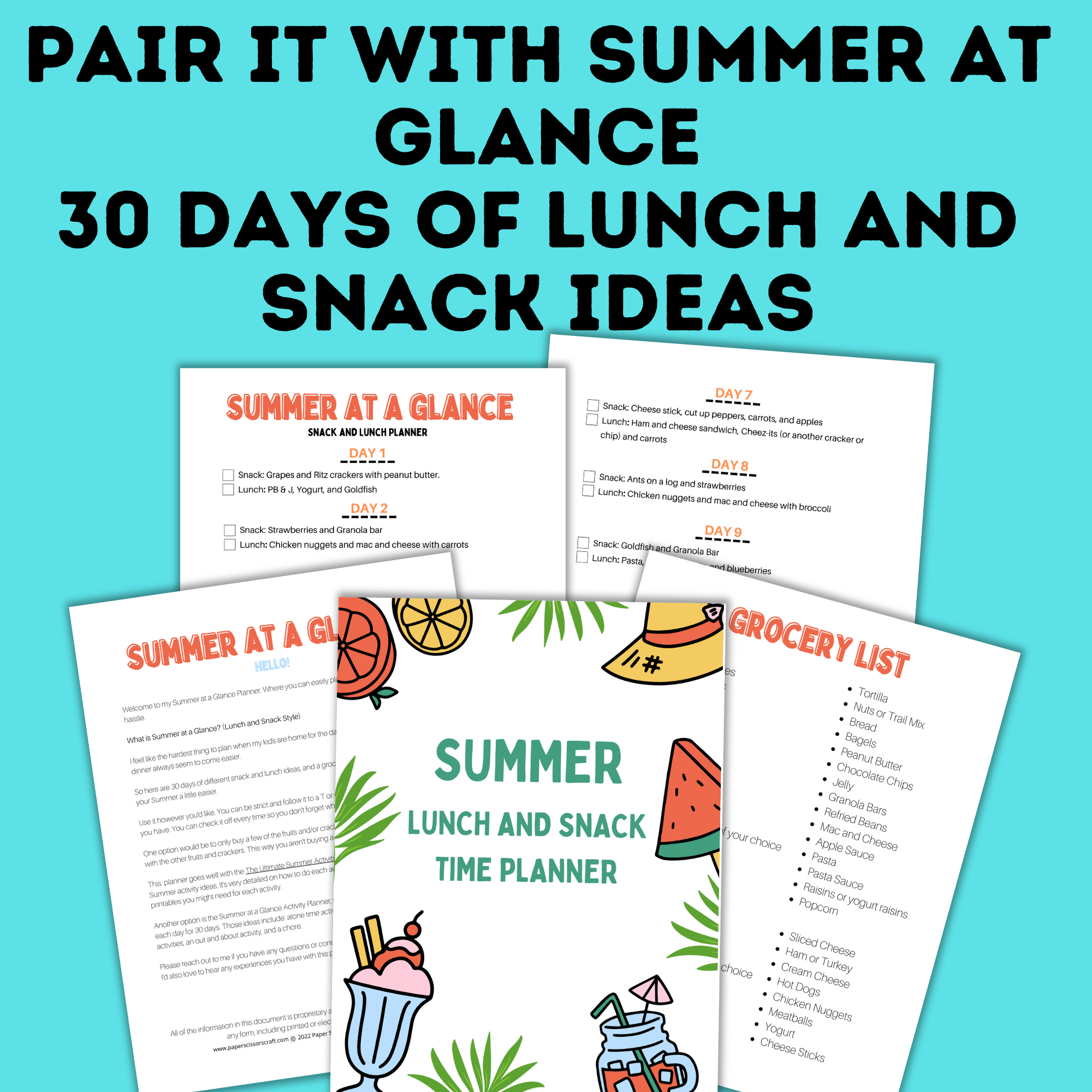 Summer Activity Planner for Kids | Summer Planner | Summer Activities for Kids | Activity Book