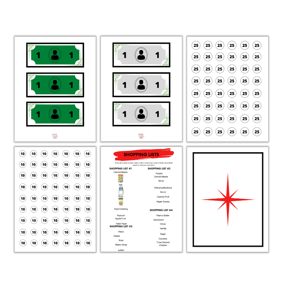 Grocery Store Activity Packet