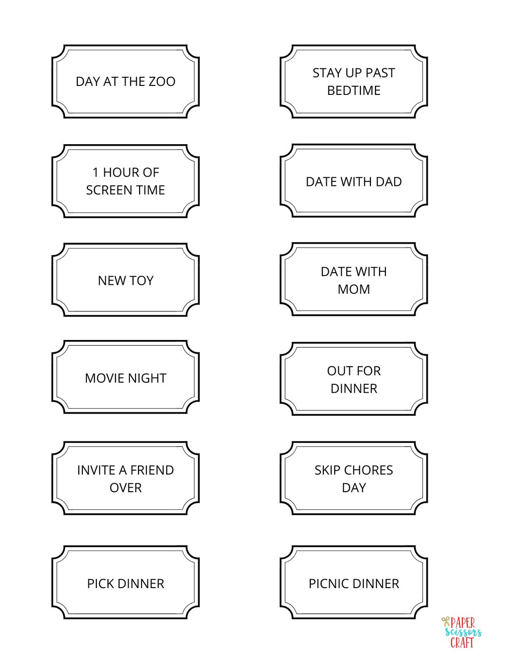 FREE Kids Prize Tickets