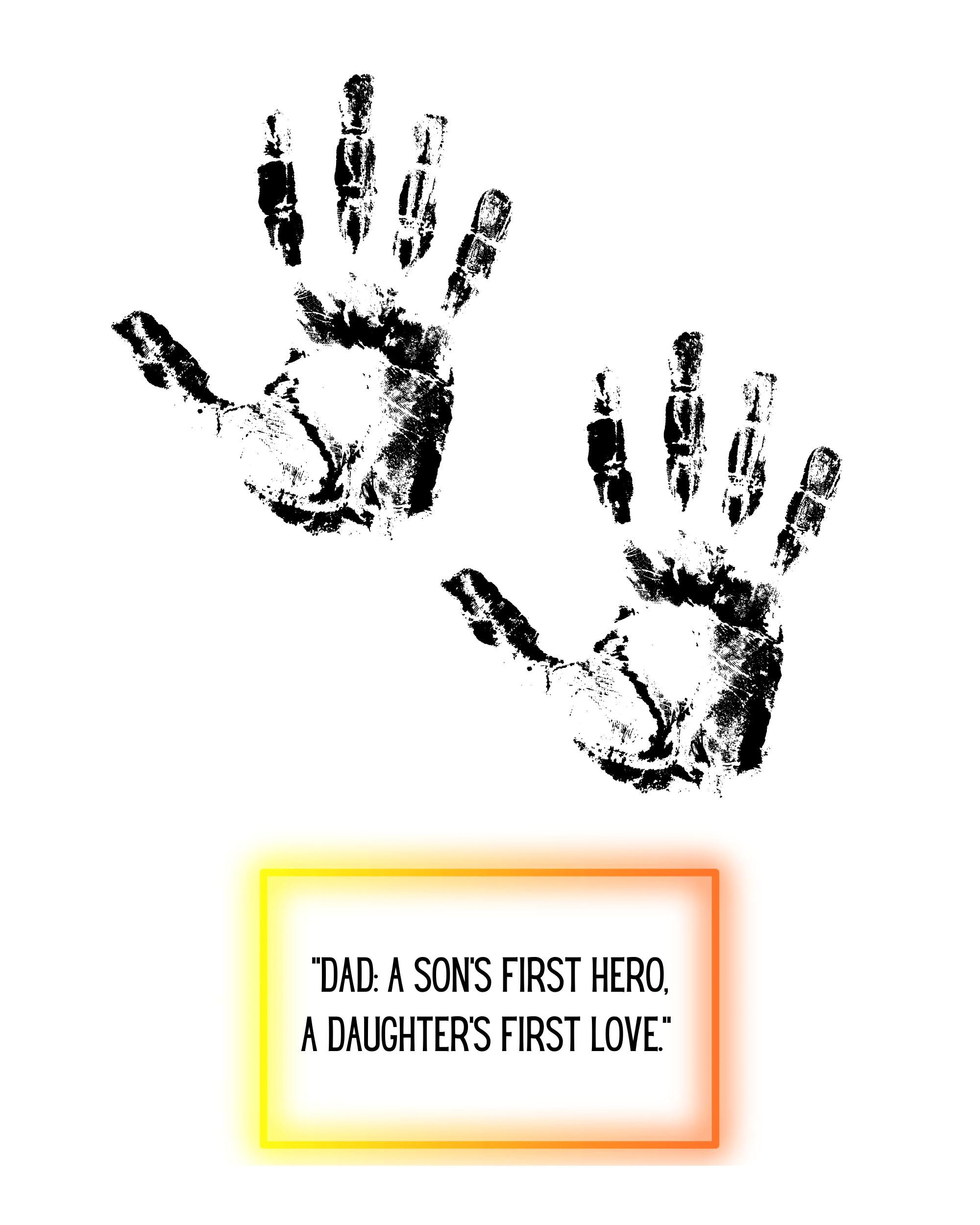 Father's Day Hand Craft Templates