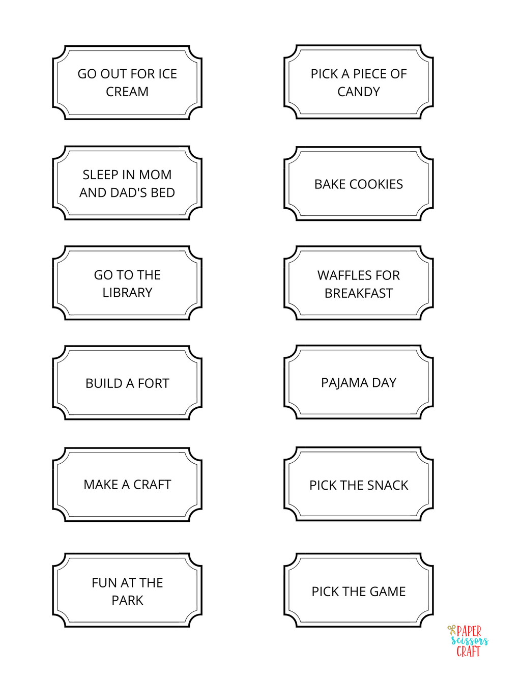 FREE Kids Prize Tickets