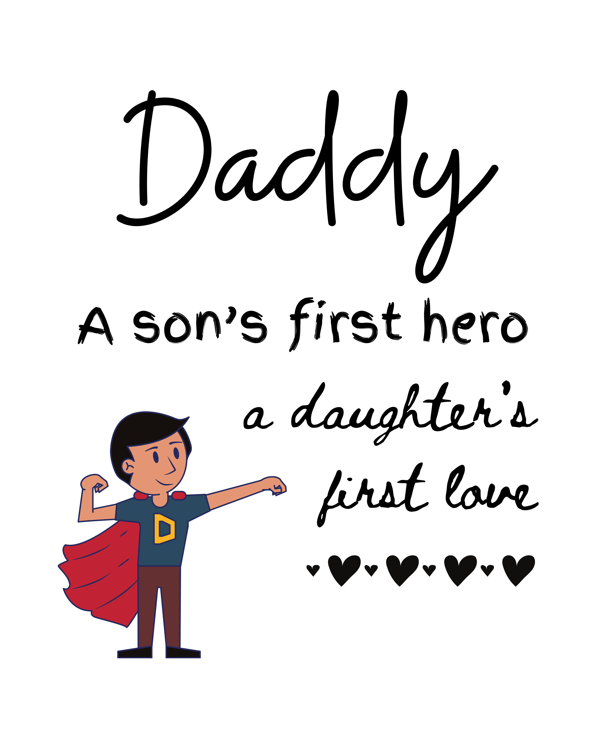 Father's Day Hand Craft Templates