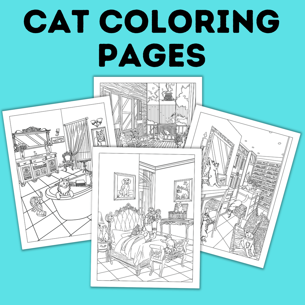 Cat Coloring Pages