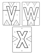 Alphabet Paint by Number (Letter)