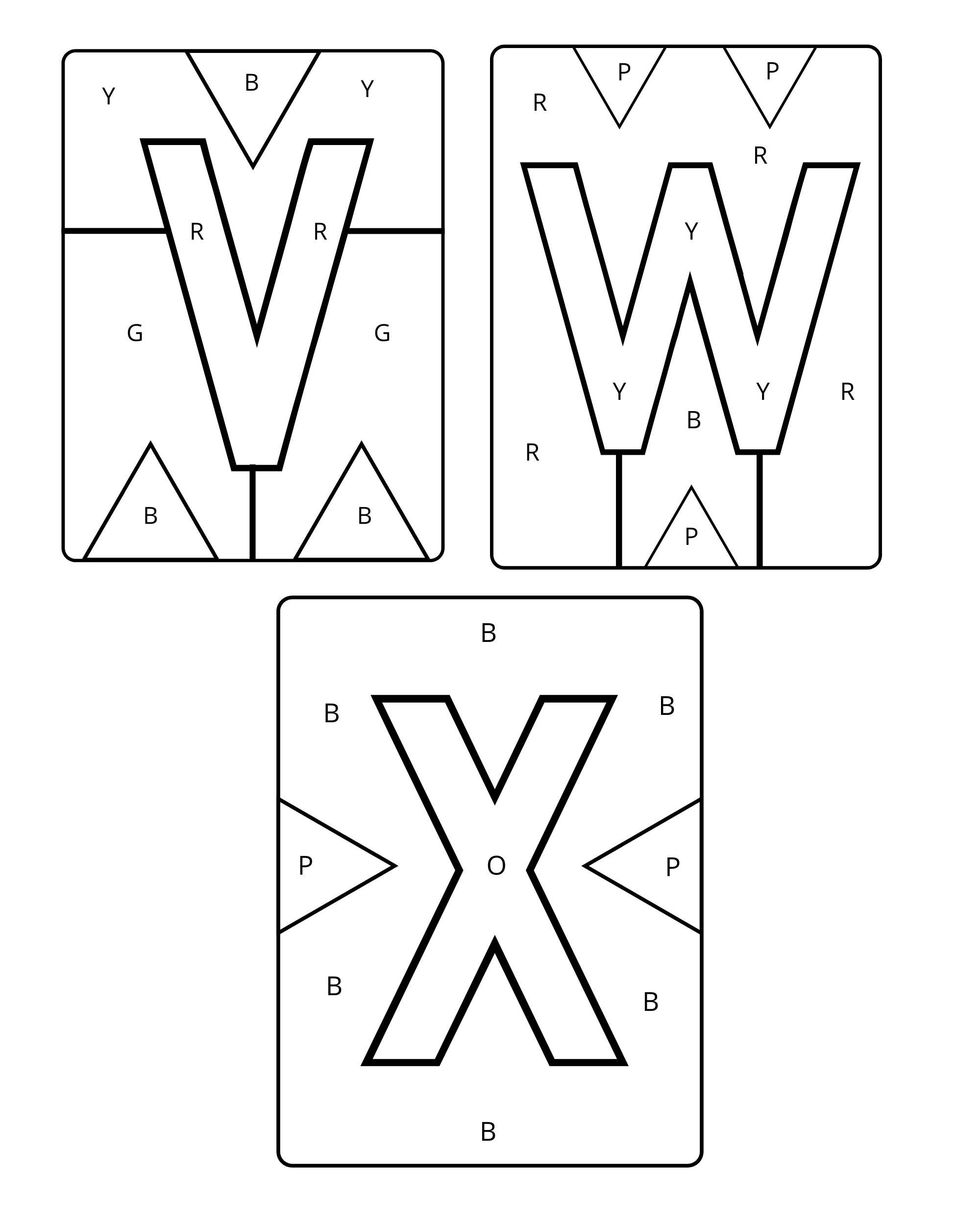 Alphabet Paint by Number (Letter)