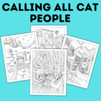 Cat Coloring Pages