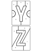 Alphabet Paint by Number (Letter)