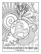 Yoga Coloring Pages | Relaxing Coloring Pages