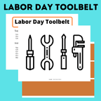 Labor Day Toolbelt Craft for Kids