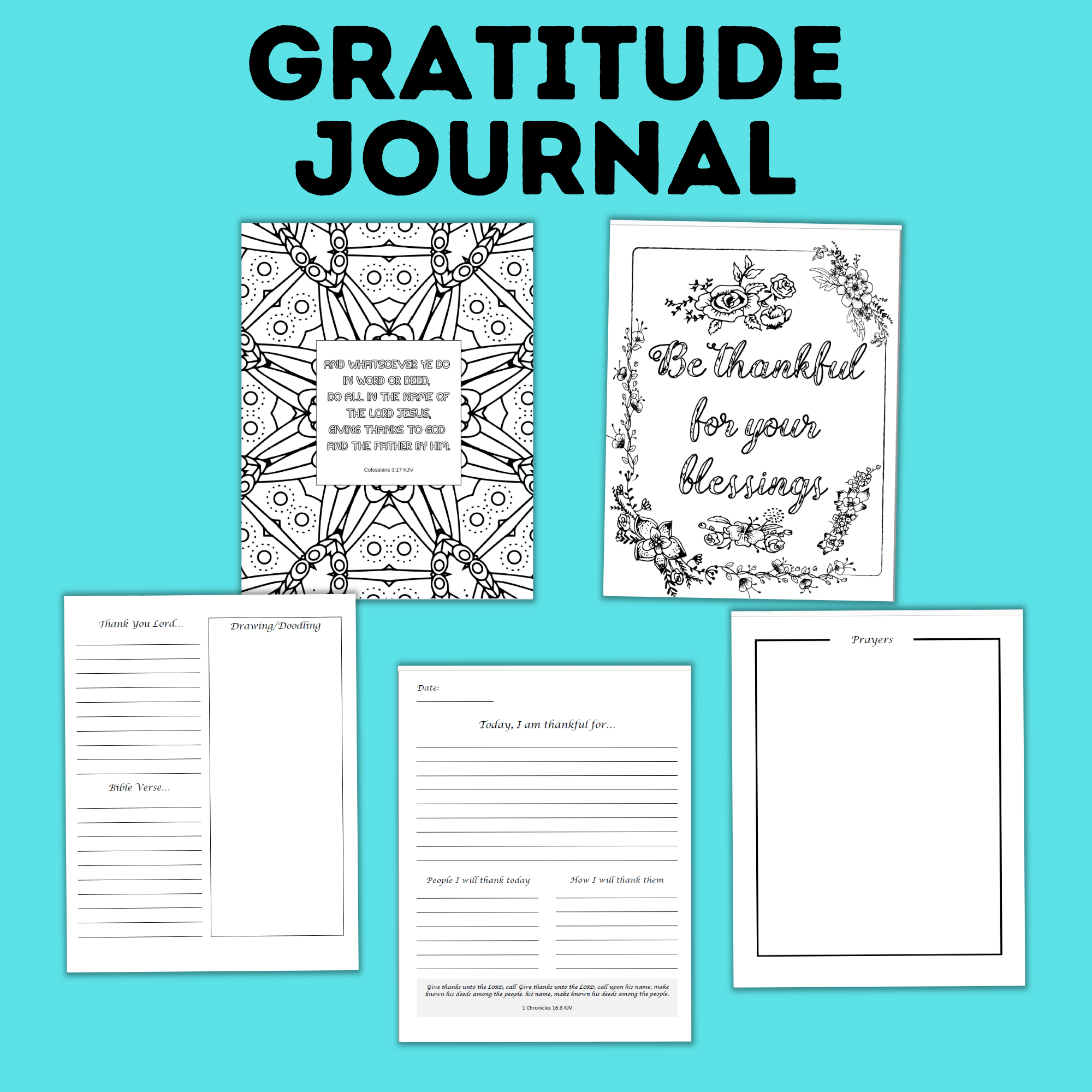 Gratitude Journal | Learn Gratitude | Grateful Journal
