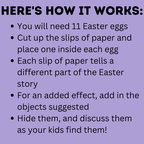 Easter Resurrection Eggs Template and Instructions | Easter Religious Eggs