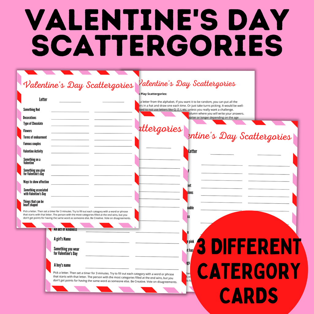 Mega Valentine's Day Game and Printable Pack for Kids