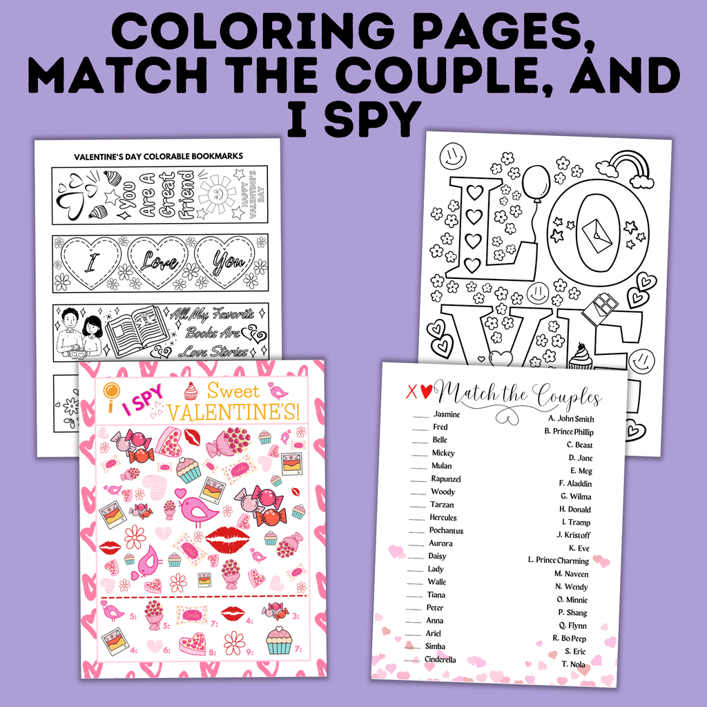 Mega Valentine's Day Game and Printable Pack for Kids