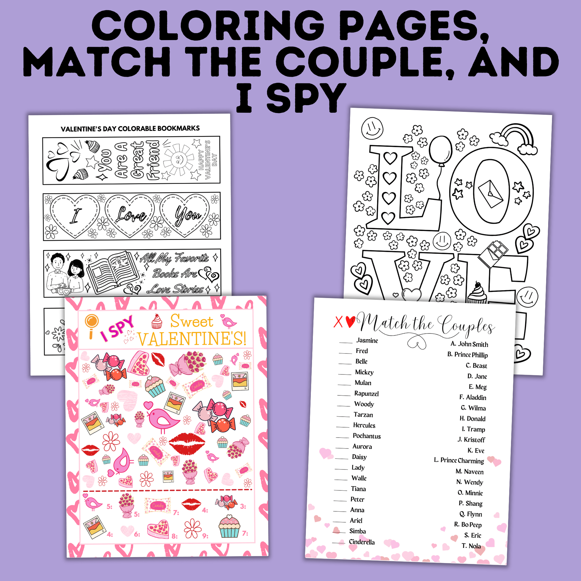 Mega Valentine's Day Game and Printable Pack for Kids