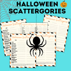 Halloween Games | Halloween Scattergories | Party Games