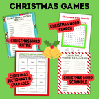 Christmas Word Game Bundle for Kids | Christmas Games for Kids