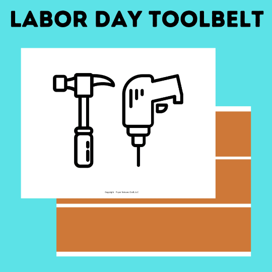 Labor Day Toolbelt Craft for Kids