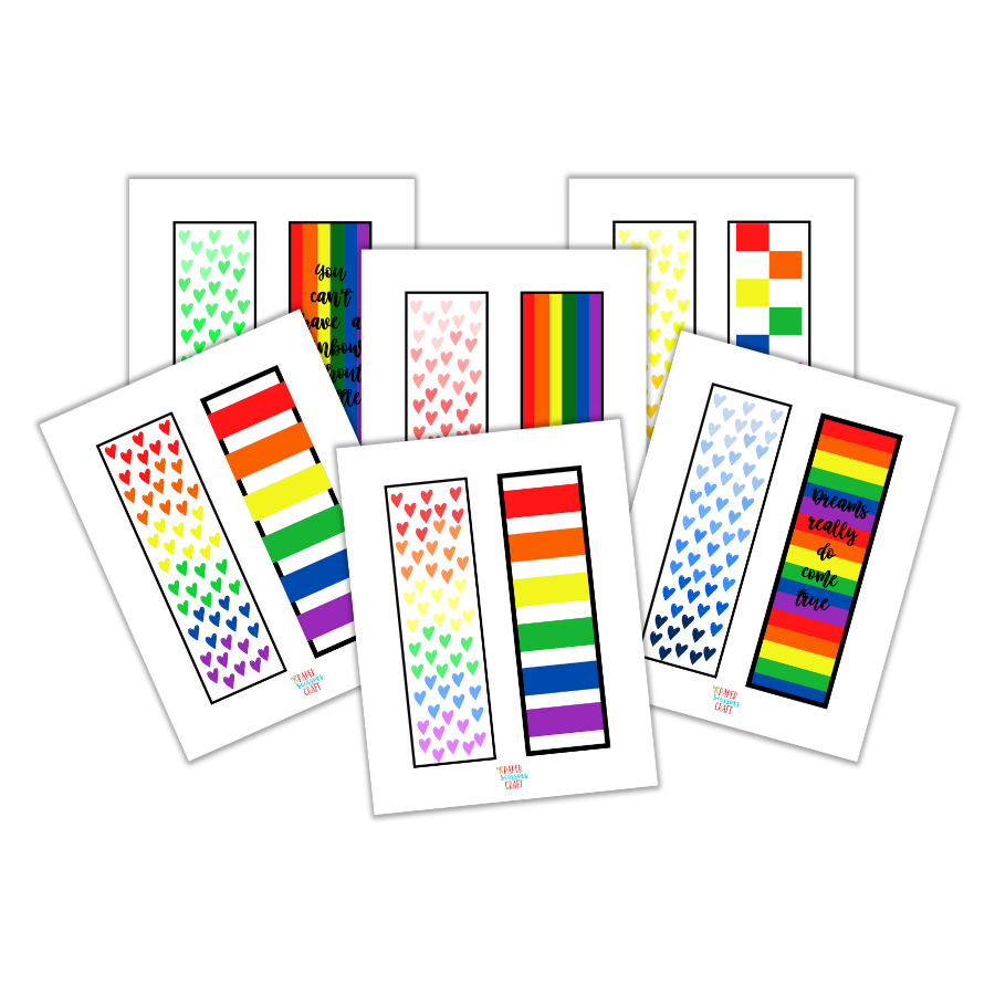 Rainbow Bookmarks
